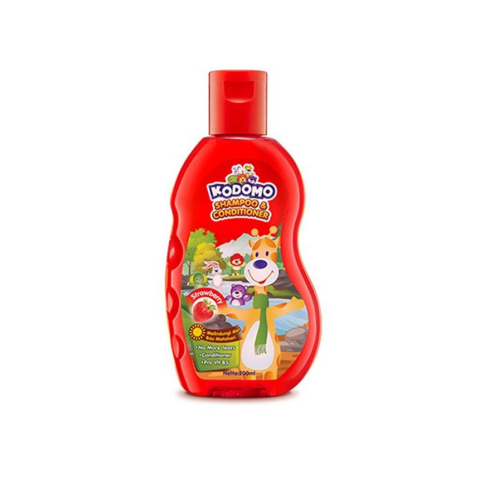 KODOMO SHP GEL STRAWBERRY 200ML