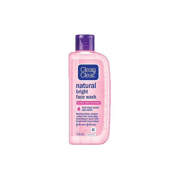 CLEAN&CLEAR NATURAL BRIGHT FACE WASH 100ML