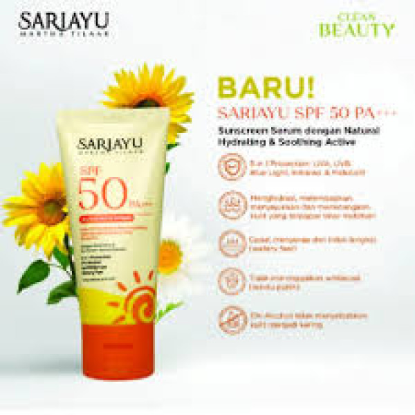 SARIAYU SPF 50 PA +++ SUNSCREEN SERUM 30 GR