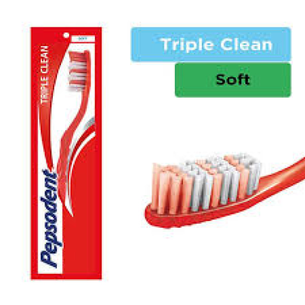 PEPSODENT SIKAT GIGI TRIPLE CLEAN SOFT