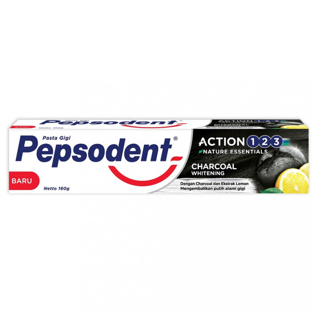 PEPSODENT ACTION 123 CHARCOAL 160GR