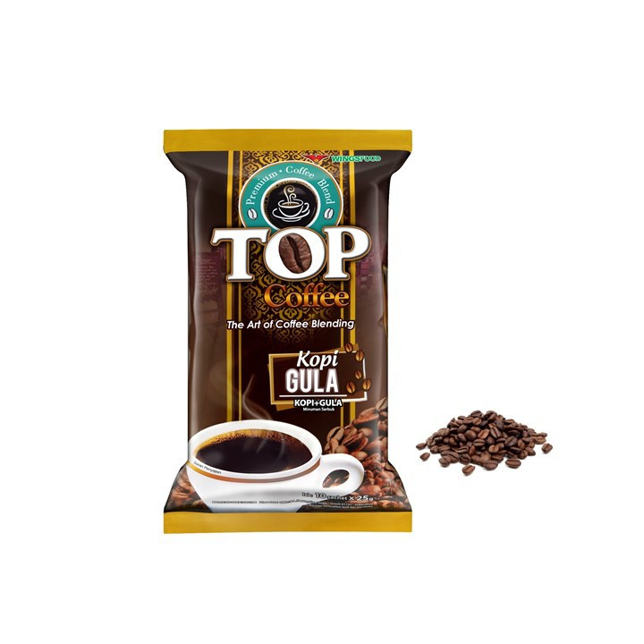TOP COFFEE GULA SACHET 12X25GR