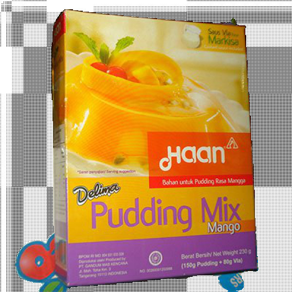 HAAN DELIMA PUDDING MIX MANGO 230GR