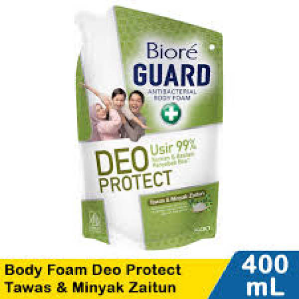 BIORE BODY FOAM DEO MYK ZAITUN POUCH 400ML