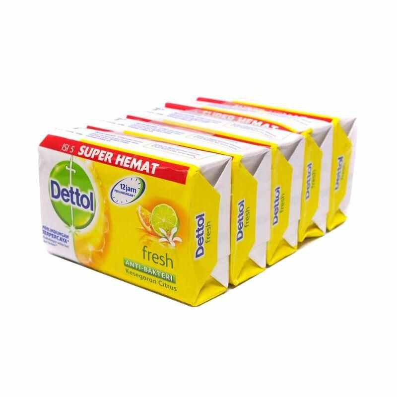 DETTOL BAR SOAP FRESH 100GX5PC