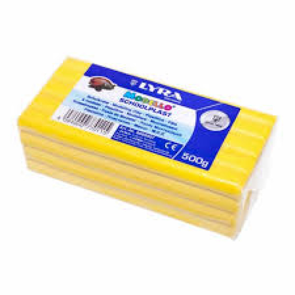 LYRA PLASTISIN MODELLO 8060007 YELLOW 500G