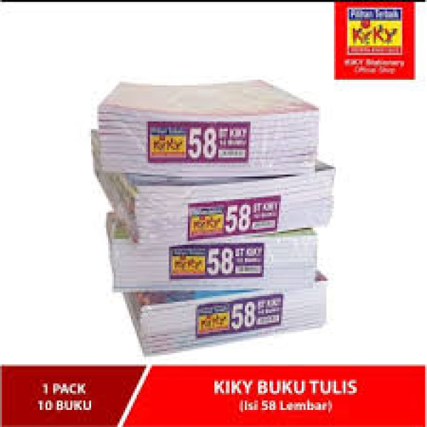 BUKU TULIS 58 KIKY/PACK