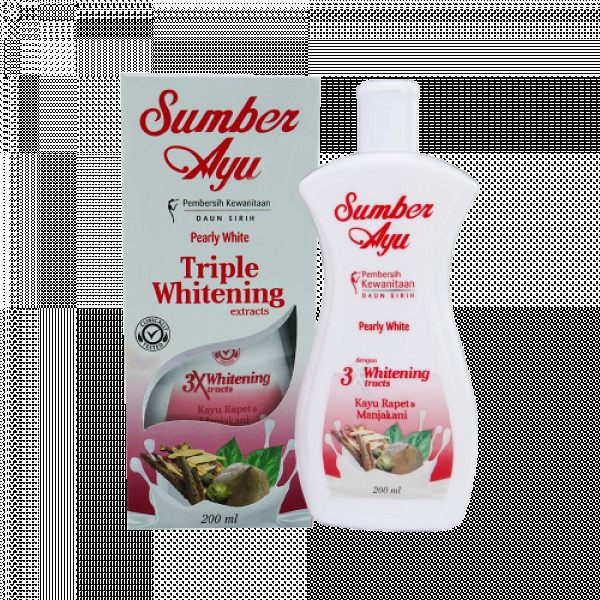 SUMBER AYU TRIPLE WHITENING PEARLY WHITE 200ML