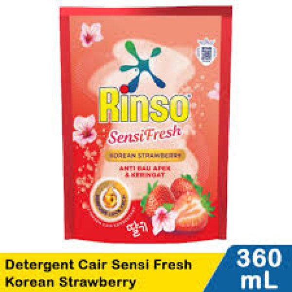 RINSO MOLTO KOREAN STRAWB LIQ 360ML