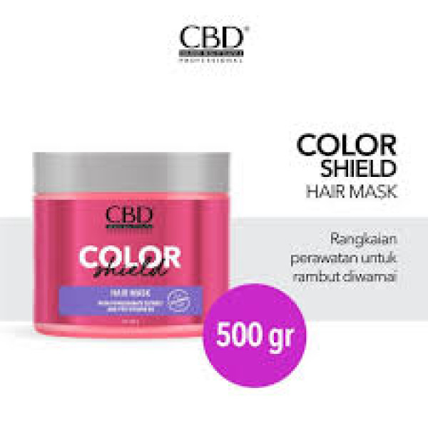CBD COLR SHIELD HAIR MASK  POMGRANT 500G POT