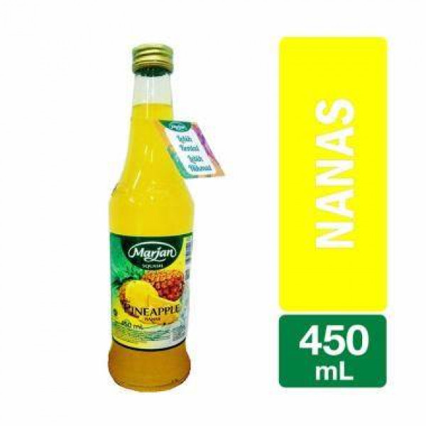 MARJAN SYRUP SQUASH PINEAPPLE 450ML