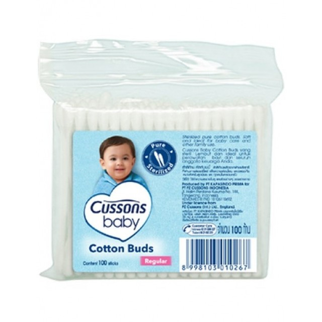 CUSSONS BABY COTTON B REGULER 100STIK