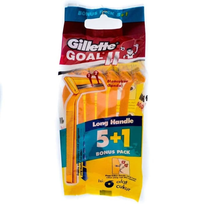 GILLETTE GOAL II 5+1PCS