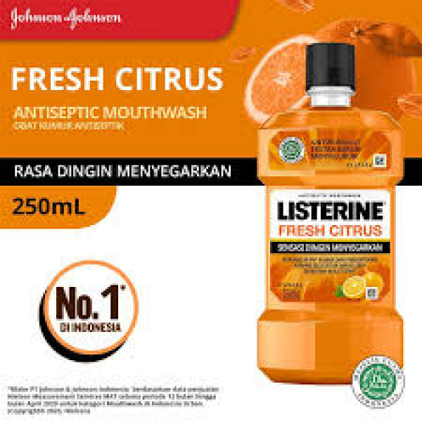 LISTERINE FRESH CITRUS 250ML