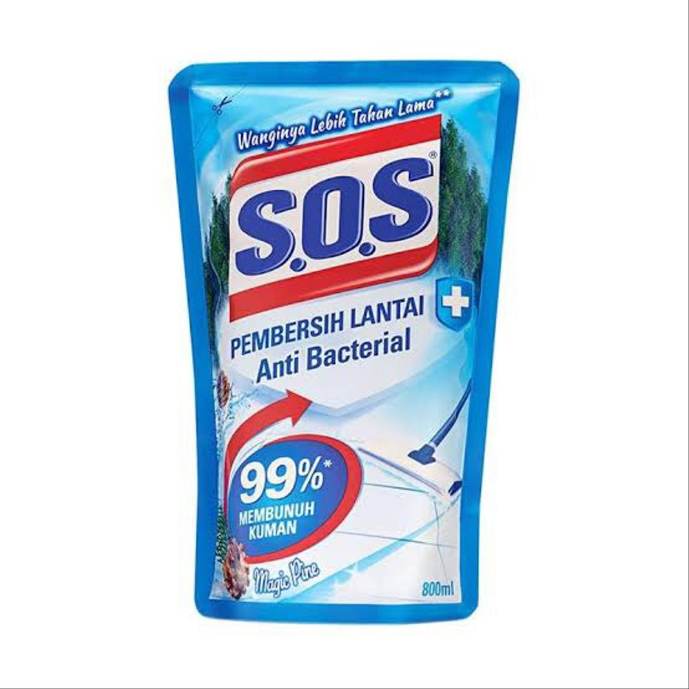 SOS FLOOR CLEANER MAGIC VIOLET REFILL 500ML