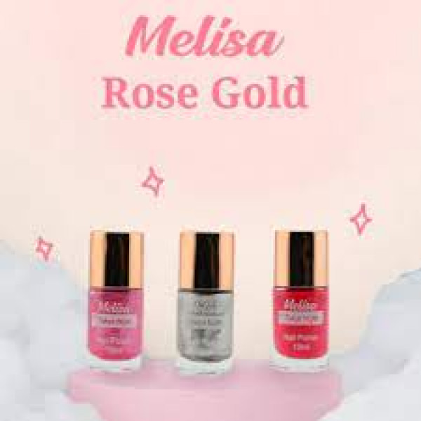 MELISA NAIL POLISH ROSE GOLD 10ML/HPA