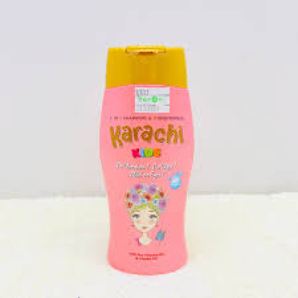 KARACHI KIDS 2IN1 PINK BTL 200ML
