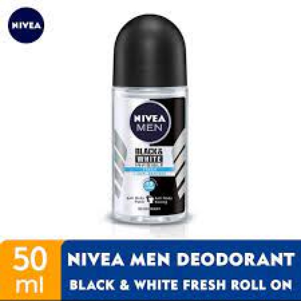 NIVEA MEN ROLL ON BLACK & WHITE FRESH 50ML