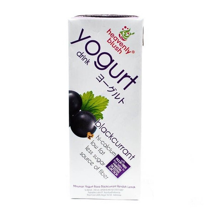 HEAVENLY BLUSH YOGURT BLACKCURANT 200ML