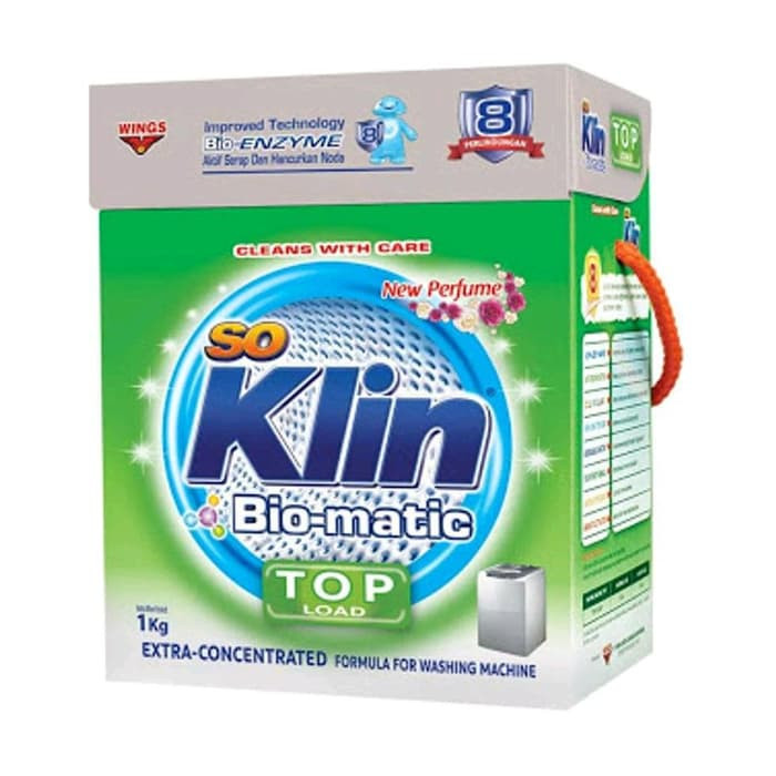 SOKLIN DETERGENT BIOMATIC TOPLOAD 800G