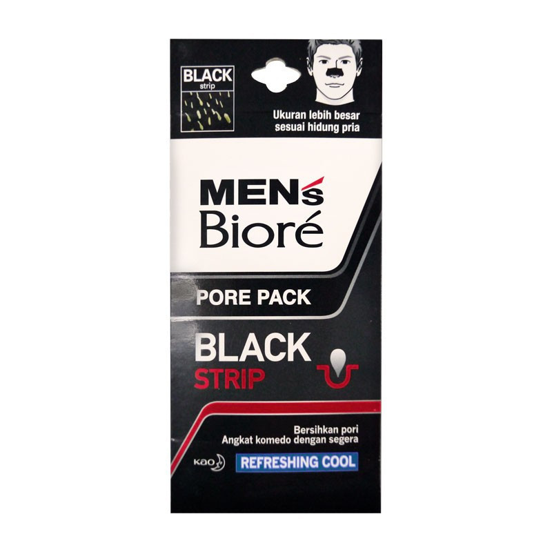 BIORE PORE PACK MEN`S BLACK 4S