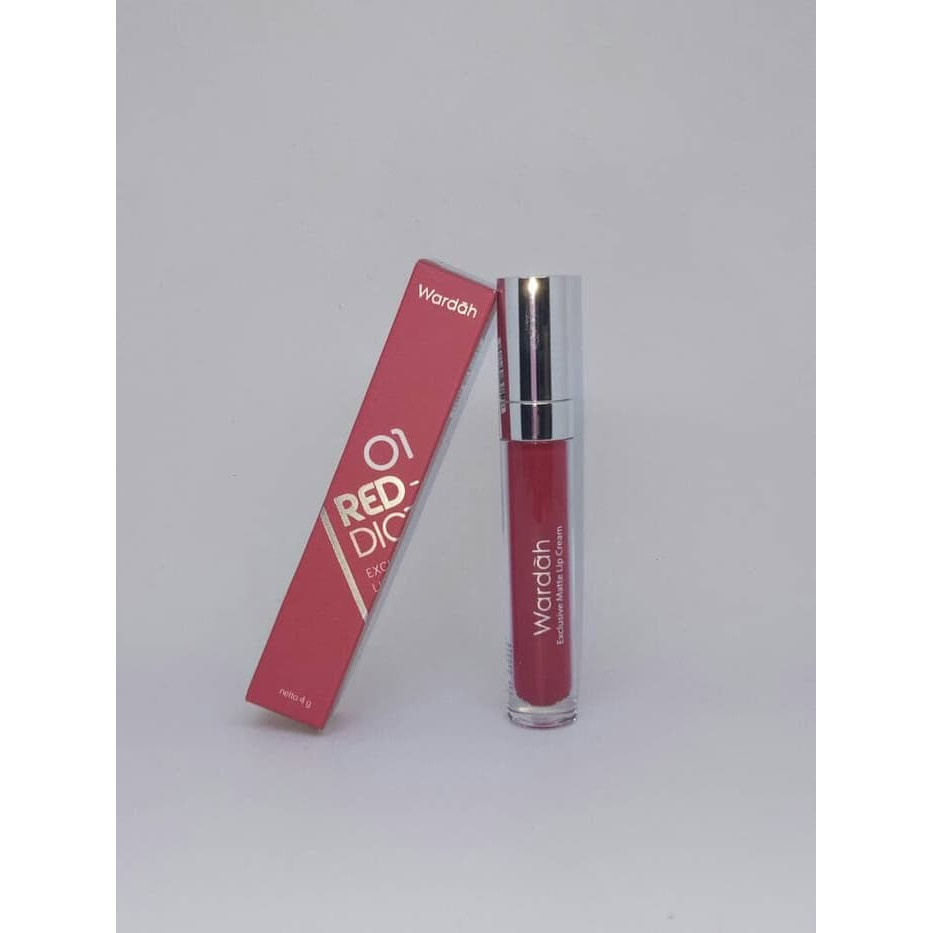 WARDAH EXC MATTE LIP CR 01 RED DICTED