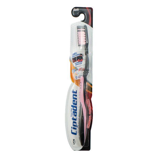 CIPTADENT TOOTHBRUSH CHARCOAL PROTECTION 1PCS