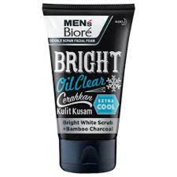 BIORE MEN`S FACIAL FOAM BRIGHT OIL CLEAR 100G