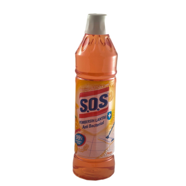 SOS FLOOR CLEANER ORANGE SPLASH BTL 800ML