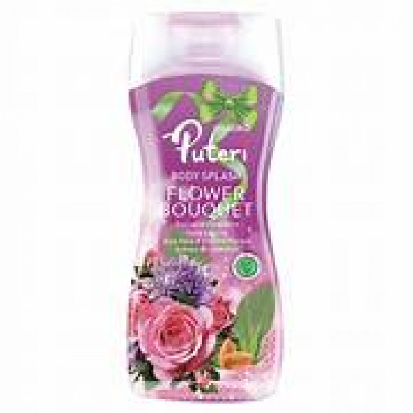 PUTERI BODY SPLASH FLOWER BQT 245ML