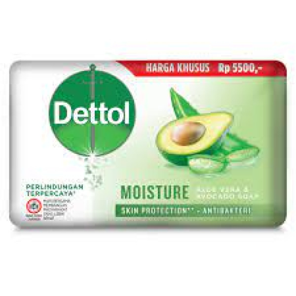 DETTOL BAR SOAP ALOE VERA & AVOCD 100G