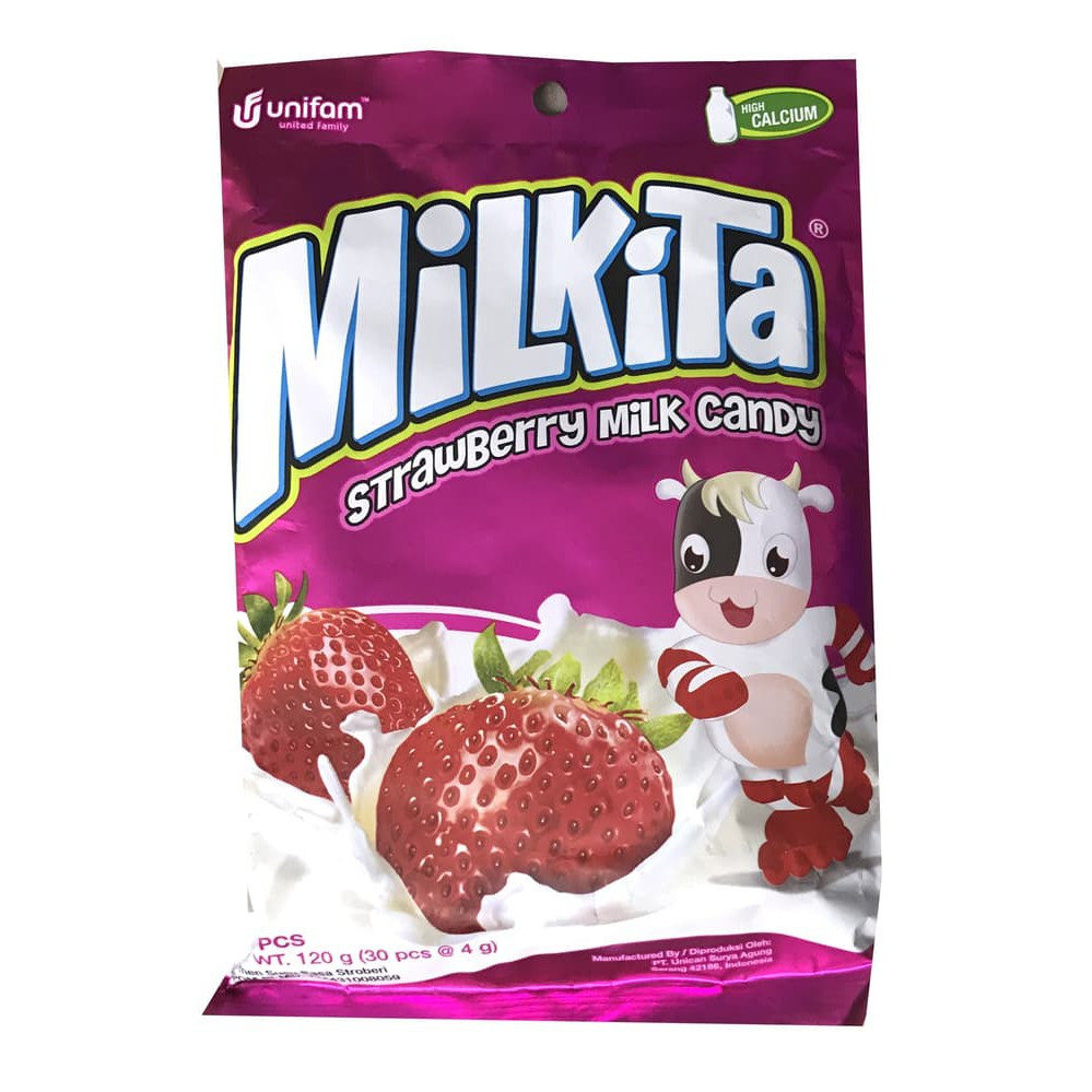 MILKITA CANDY STRAWB 120 G