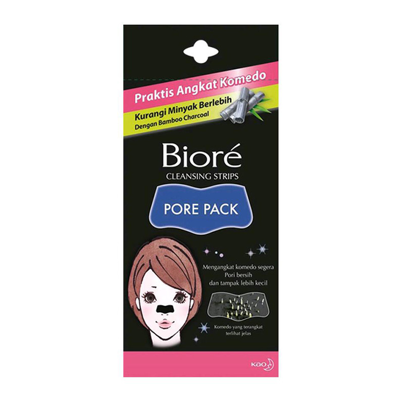 BIORE PORE PACK CHAR COAL BLACK 4S