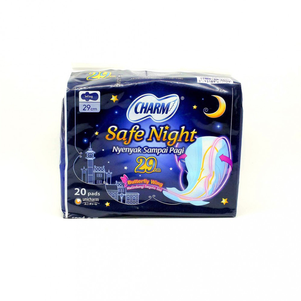 CHARM SAFE NIGHT WING 29CM 18PADS