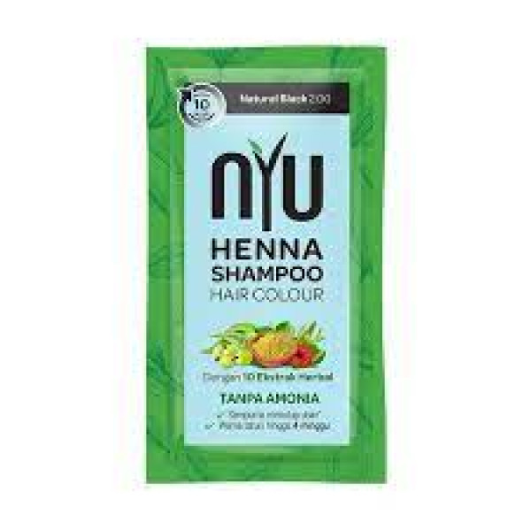 NYU HENNA SHAMPOO HC NAT.BLACK