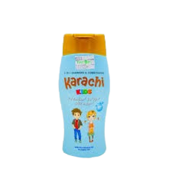 KARACHI KIDS 2IN1 BLUE BTL 200ML