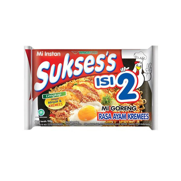 SUKSES`S MIE GORENG AYAM KREMES 133GR