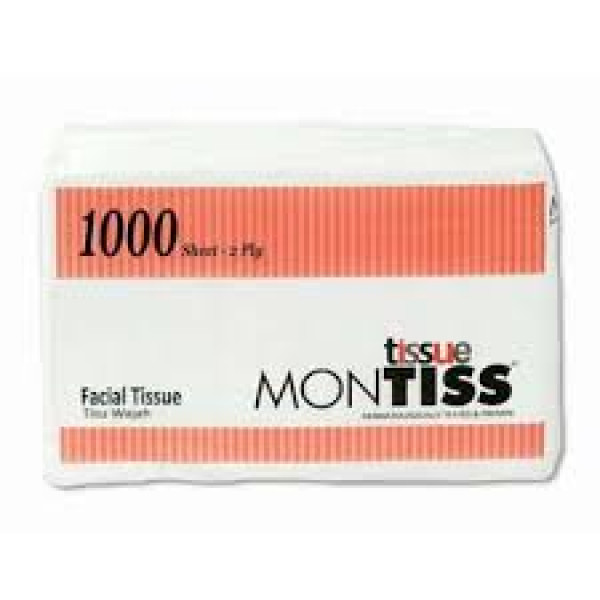 TISSUE MONTISS JUMBO PACK RED 1000