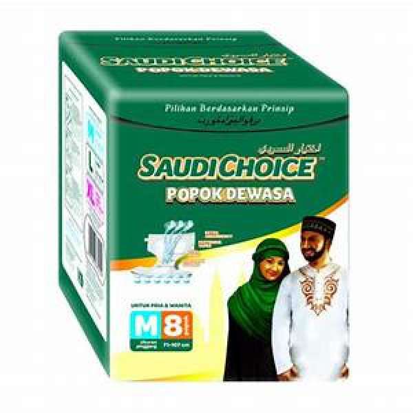 DIAPERS SAUDI CHOICE M 8