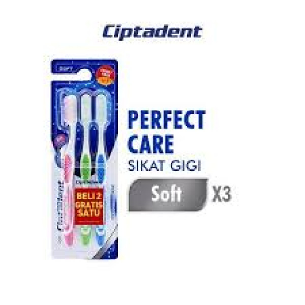 CIPTADENT TB PERFECT CARE SOFT KTK 3PCS