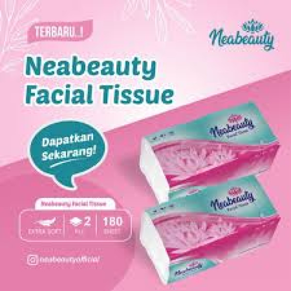NEA BEAUTY FACIAL TISSUE 180S 2PLY