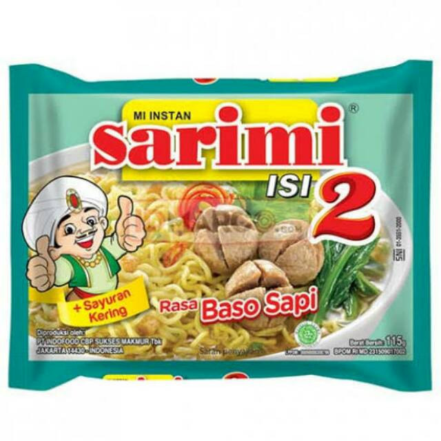 MI INSTAN SARIMI ISI 2 BAKSO SAPI 115 GR