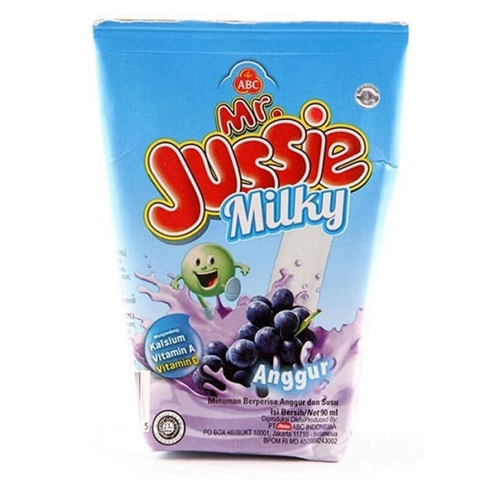 MR JUSSIE MILKY ANGGUR+SUSU 90ML