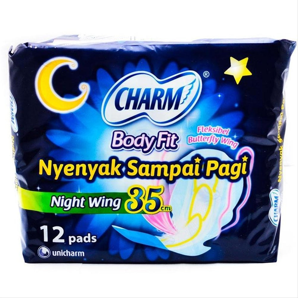 CHARM NIGHT WING GATHER 35CM 11PADS