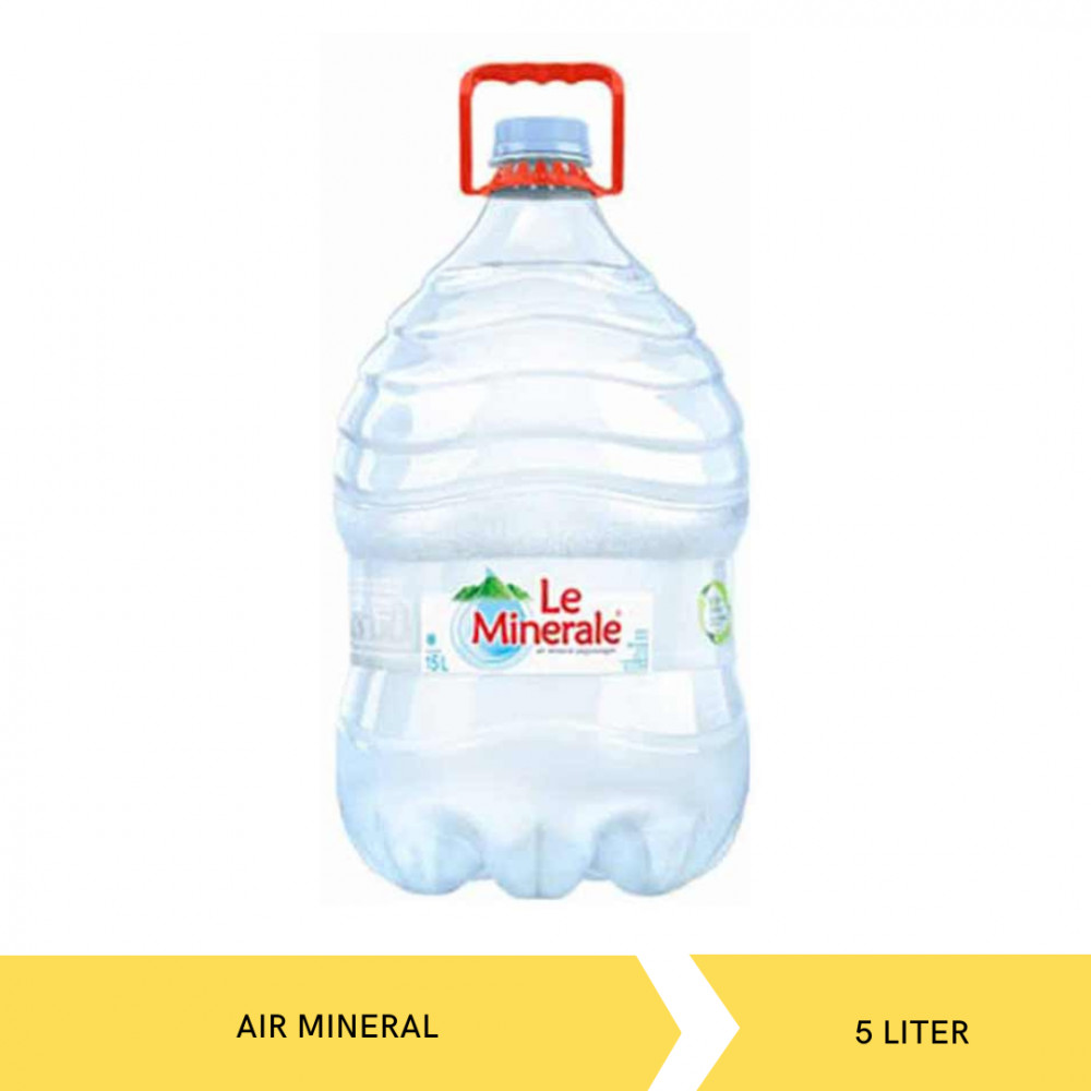 Mega Swalayan - LE MINERALE WATER GALON 5L X 4