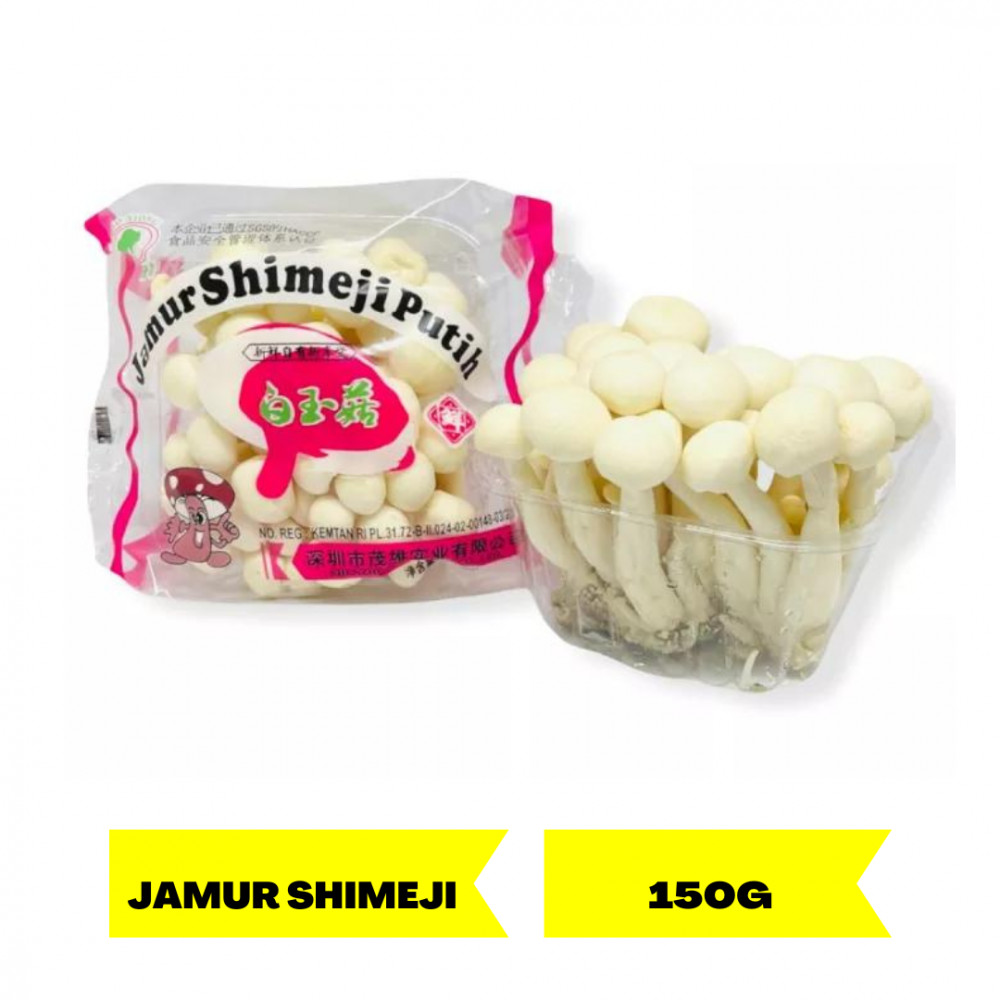 Mega Swalayan MAO XIONG JAMUR SHIMEJI PUTIH 150G