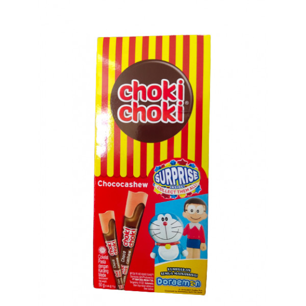 Mega Swalayan CHOKI CHOKI SURPRISE CHOCOCASHEW 9G/5`S X12 (6BOX)