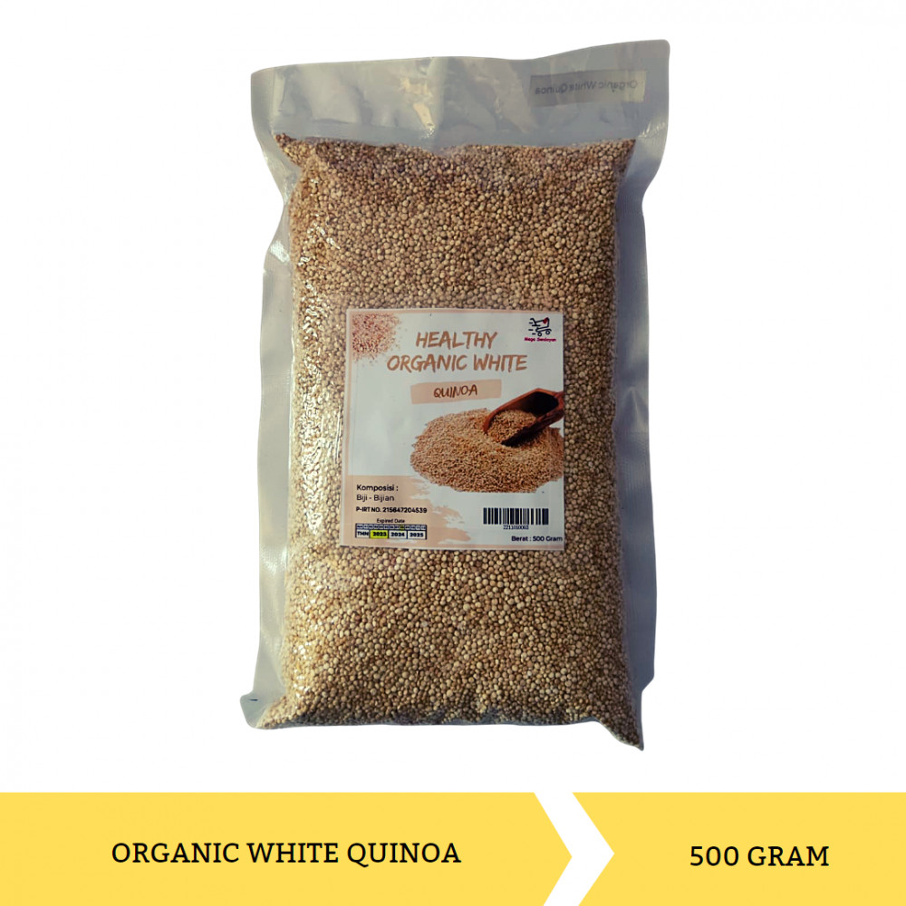 Mega Swalayan HEALTHY ORGANIC WHITE QUINOA 500G