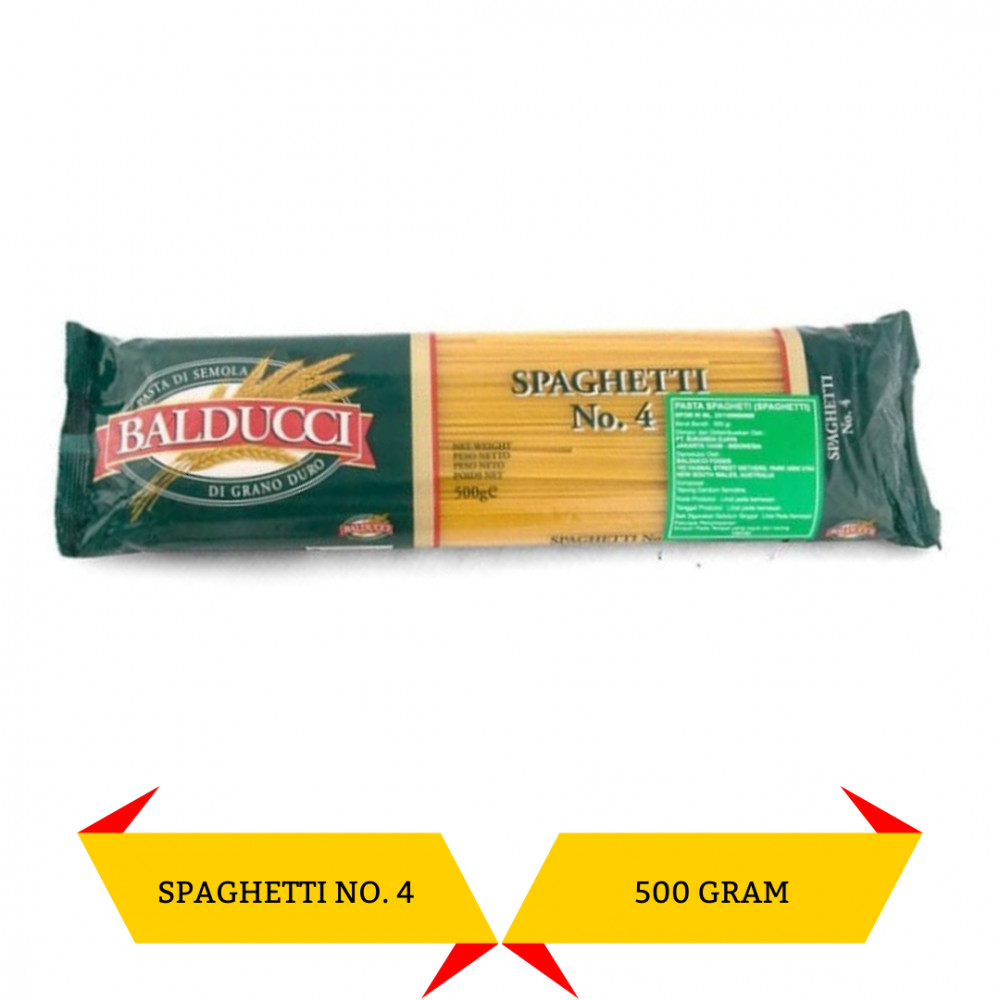 Mega Swalayan - BALDUCCI SPAGHETTI NO.4 500G X 20