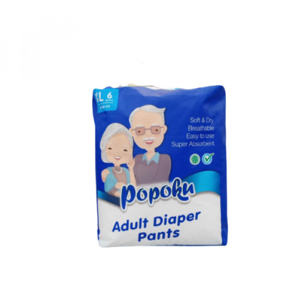 Mega Swalayan - POPOKU ADULT DIAPER PANTS XL6 X 6